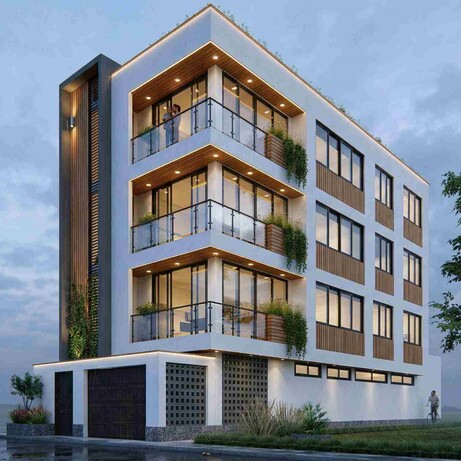 diseño de edificios multifamilaires modernos por arqbimstudio.