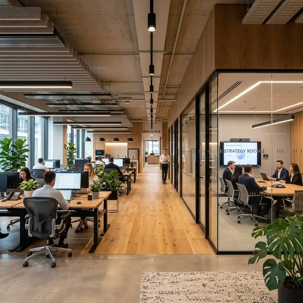 Diseño interior corporativo oficinas Lima