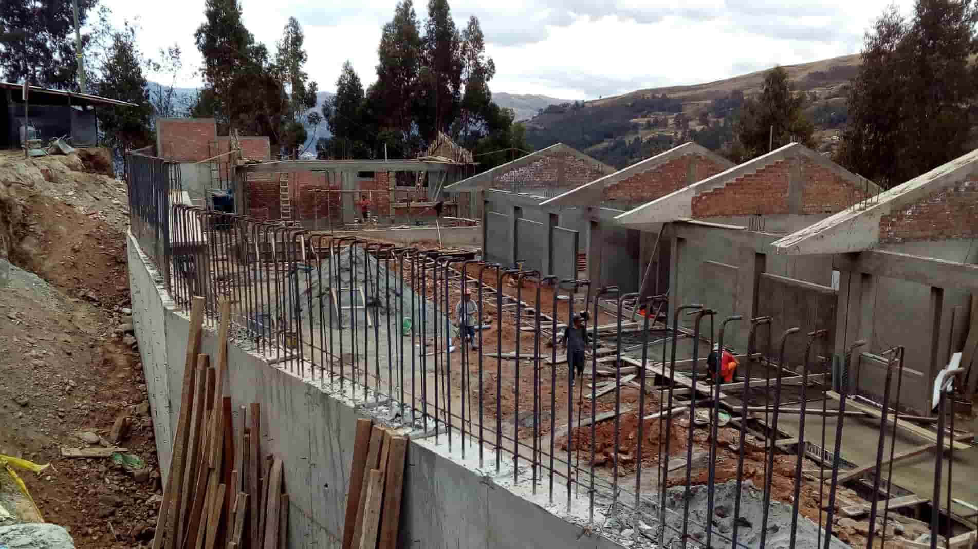 Obra de construcción en proceso