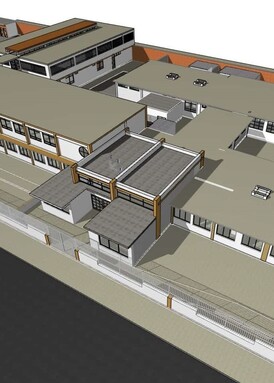 Levantamiento del Centro Materno Infantil del Rímac, expediente técnico de remodelación, desarrollado por ARQBIMStudio.